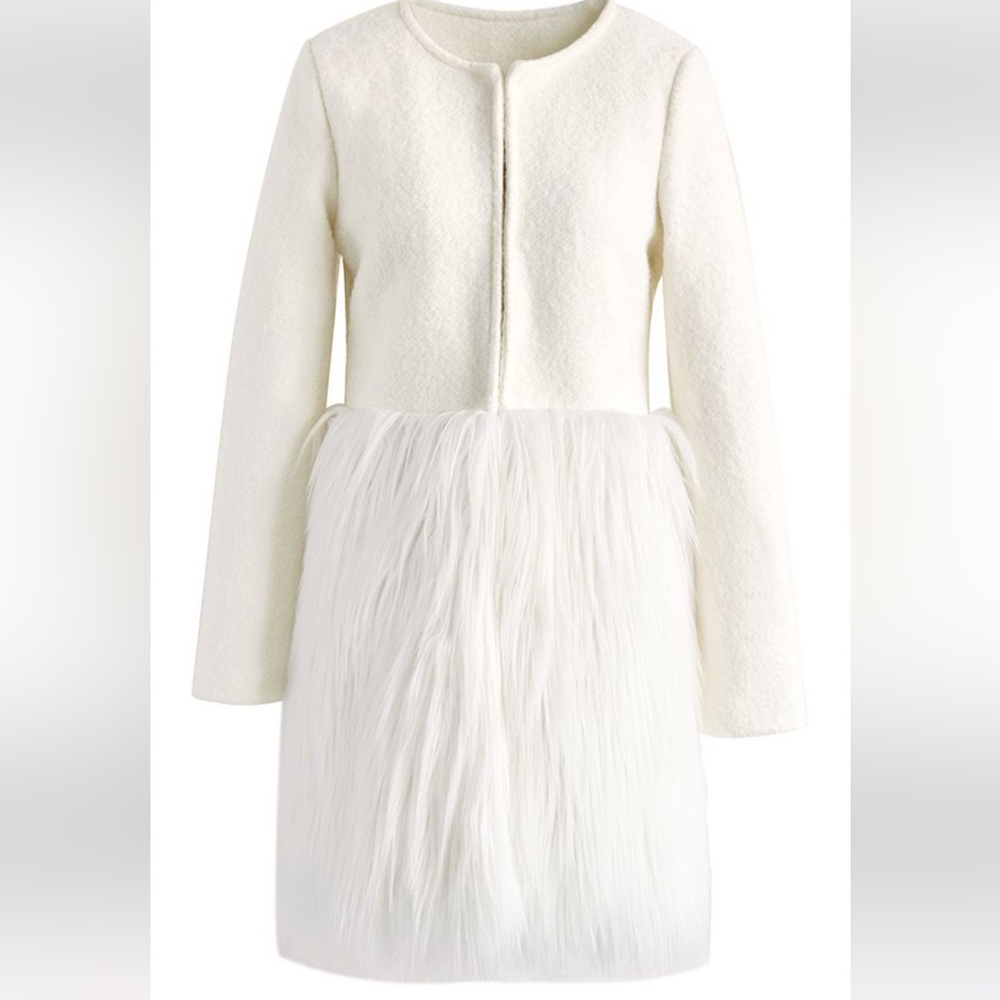 WINTER ESSENTIAL FAUX FUR COAT NWT size M